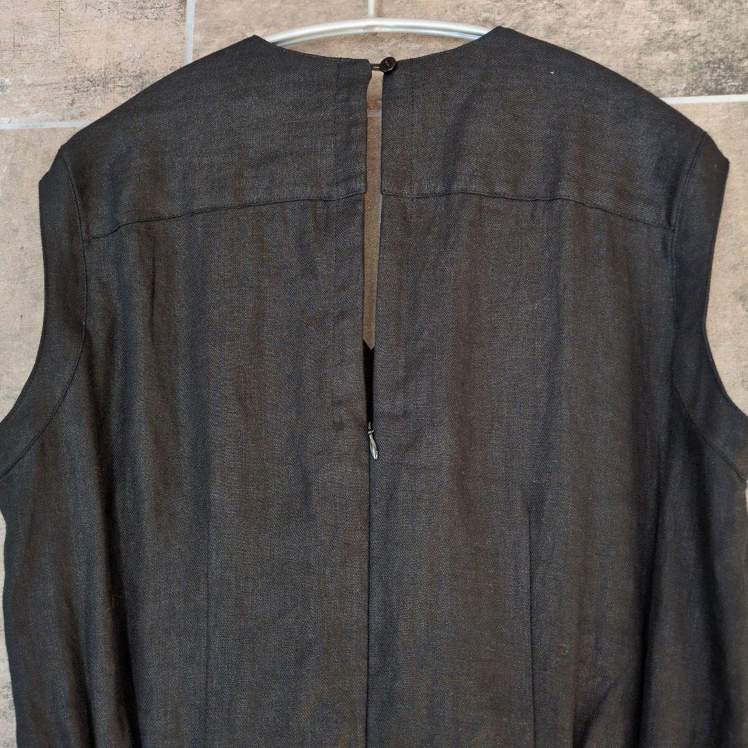 SINME シンメ Vネックオールインワン リネン