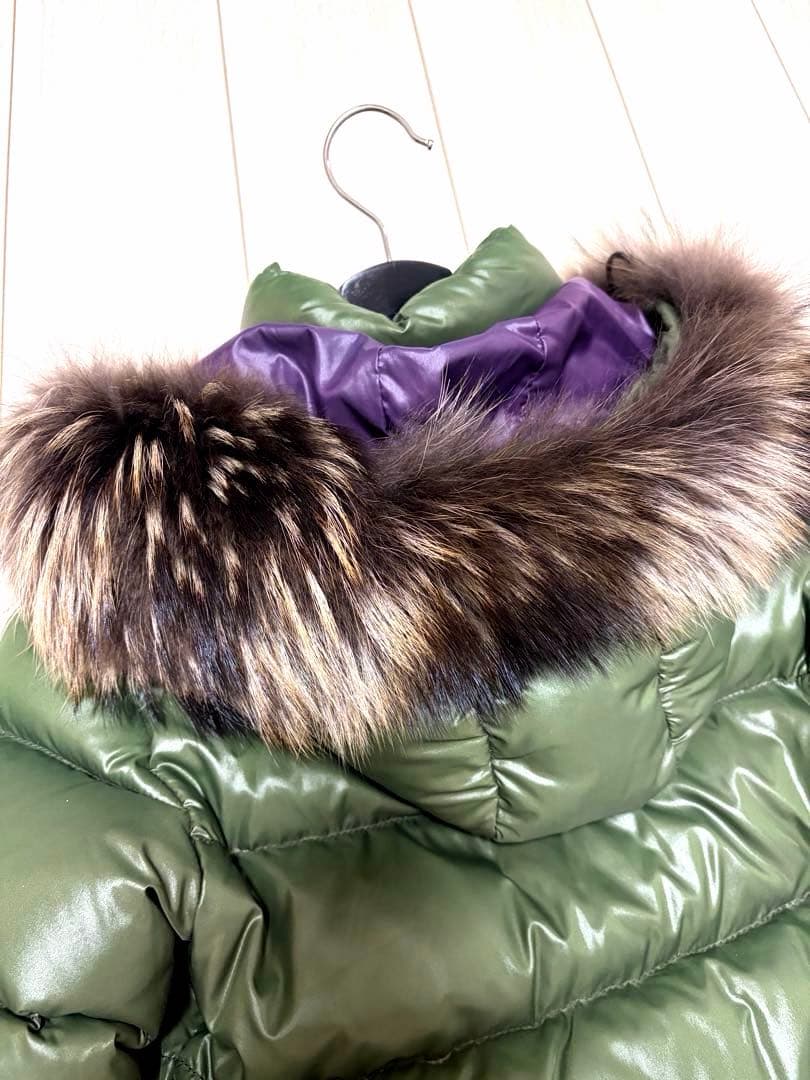 DUVETICAロングダウンコート DENEBカーキ38 極美品