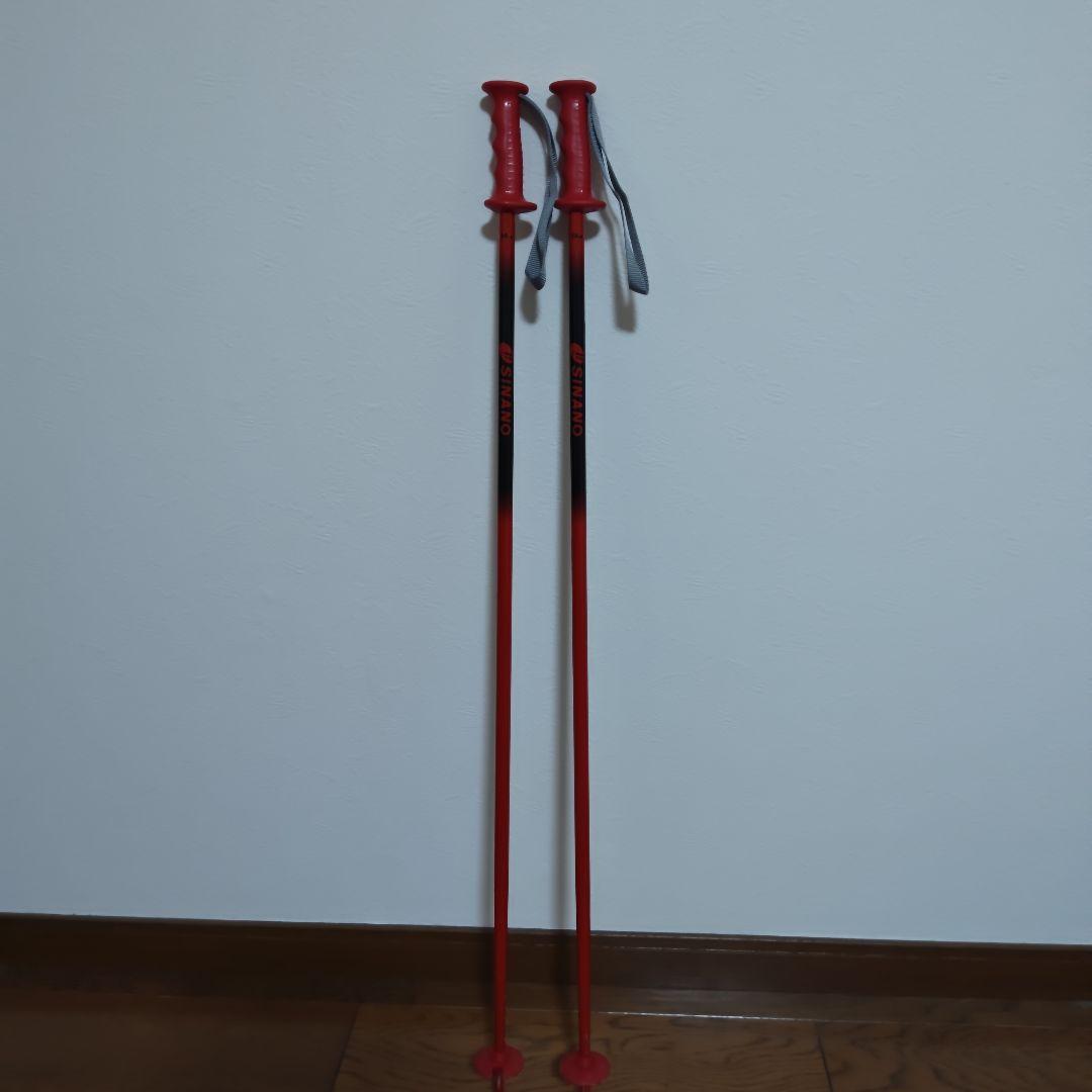 キッズスキー板(140cm)、ブーツ(24cm)、ストック(95cm)セット