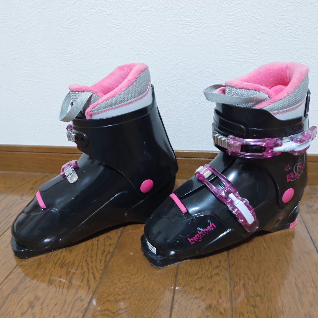 キッズスキー板(140cm)、ブーツ(24cm)、ストック(95cm)セット