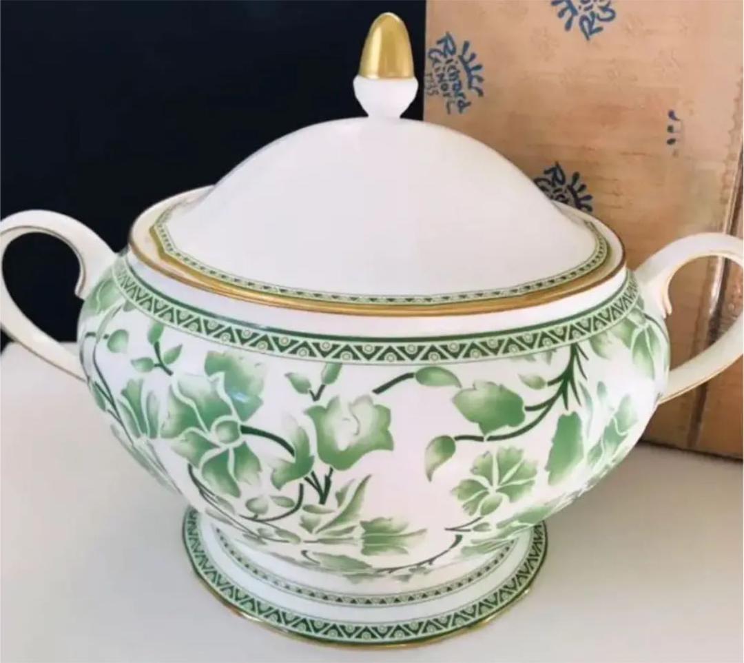 リチャードジノリ　グリーンフラワー　チューリン