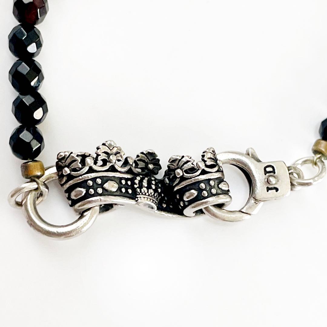 JUSTIN DAVIS クラウン オニキス ブレスレット ブラック sv925