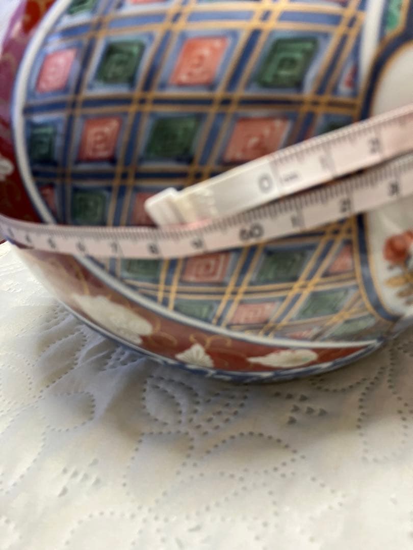 中国　大明化年製　伊万里　ひょうたん型 松竹梅　飾り壺　花瓶　金彩