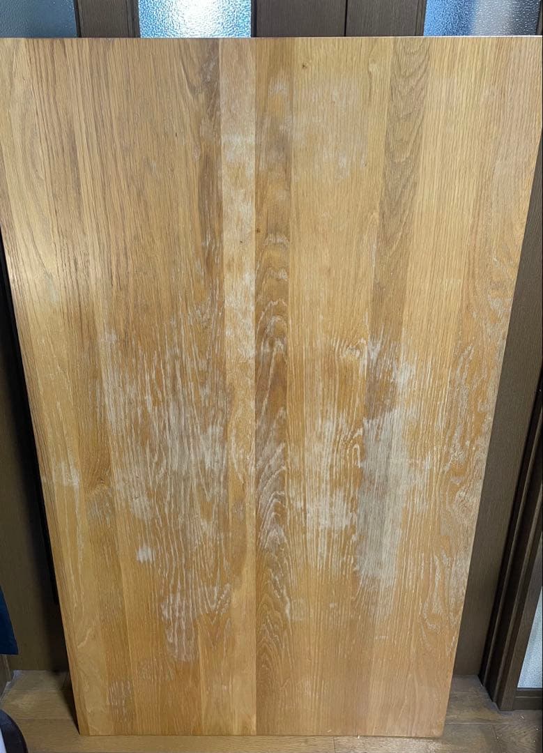 無印良品　無垢材ダイニングテーブル　オーク材　140cm