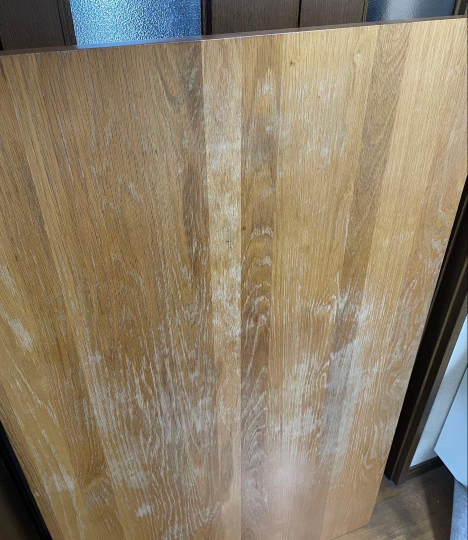 無印良品　無垢材ダイニングテーブル　オーク材　140cm