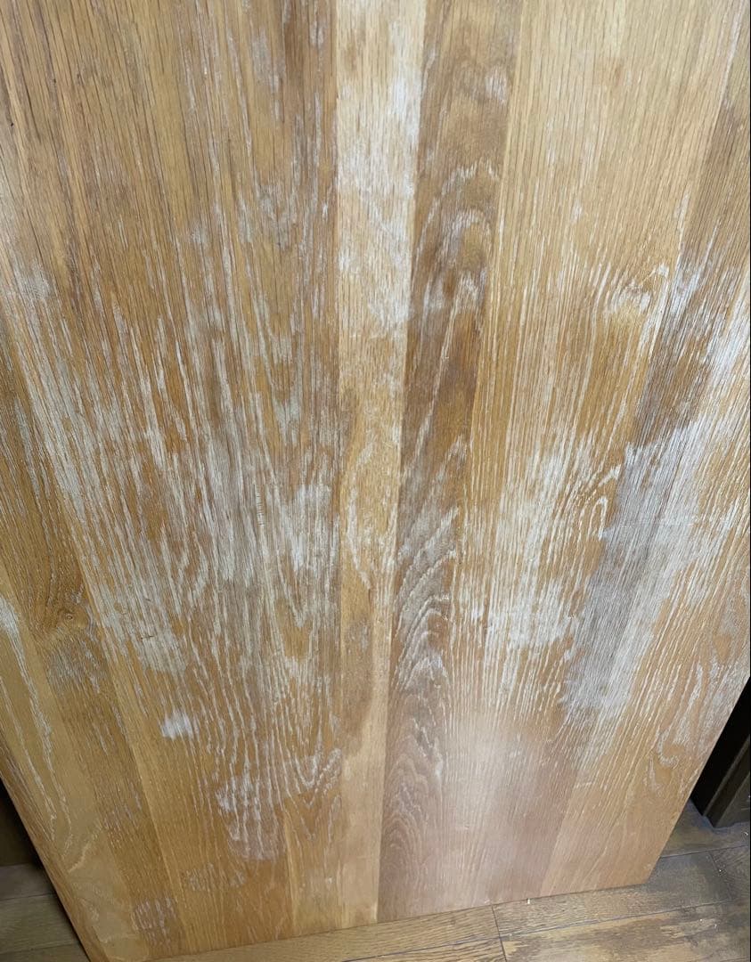 無印良品　無垢材ダイニングテーブル　オーク材　140cm