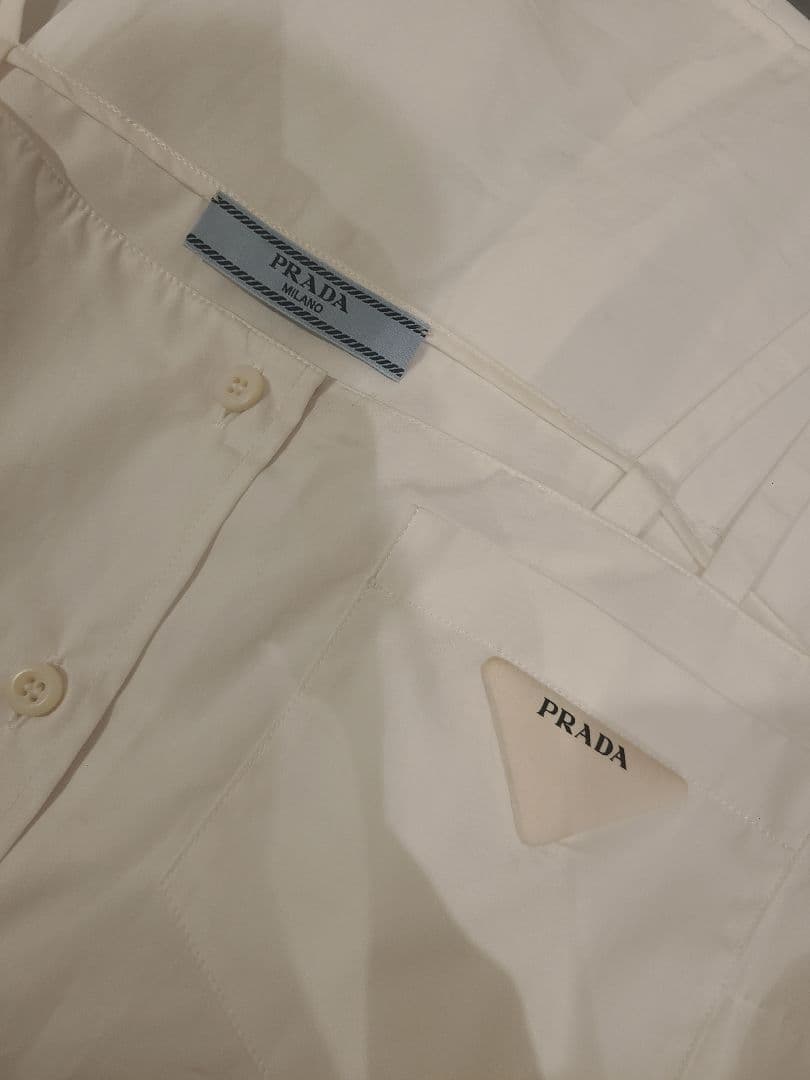 rio様 プラダ ポプリン シャツ キャミソール