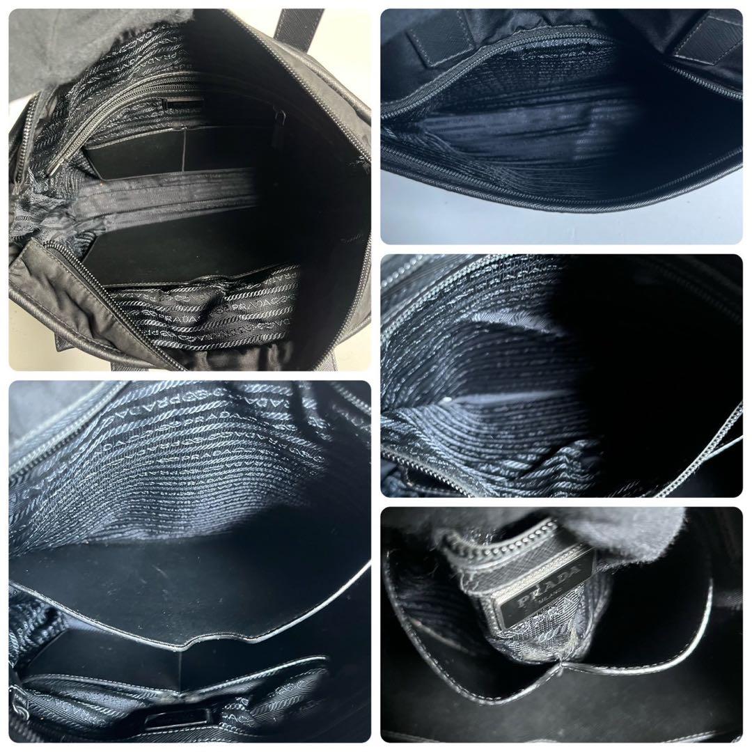 【近年モデル・美品✨】プラダ トートバッグ 2way 三角ロゴ ナイロン レザー