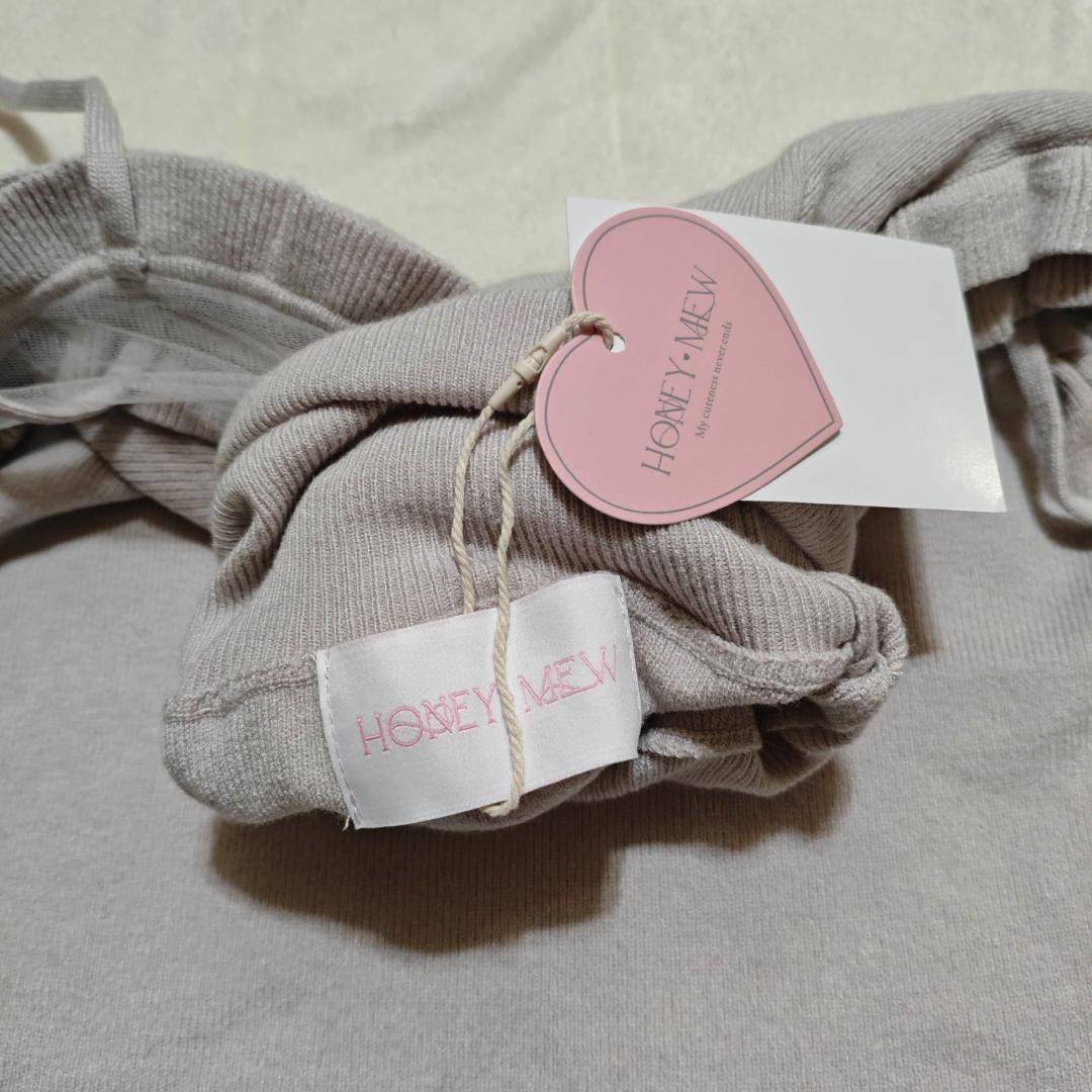 HONEY MEW ハニーミュウハートカットタートルニット