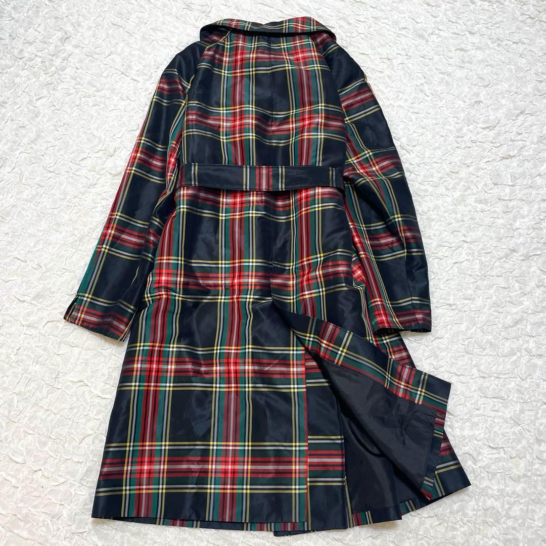 49AV ジュンコシマダ ライナー付きトレンチコート チェック 中綿 ダブル L