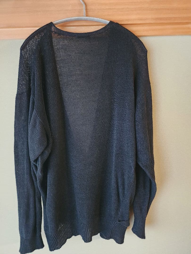 COMOLI　7Gカシュクールニットプルオーバー