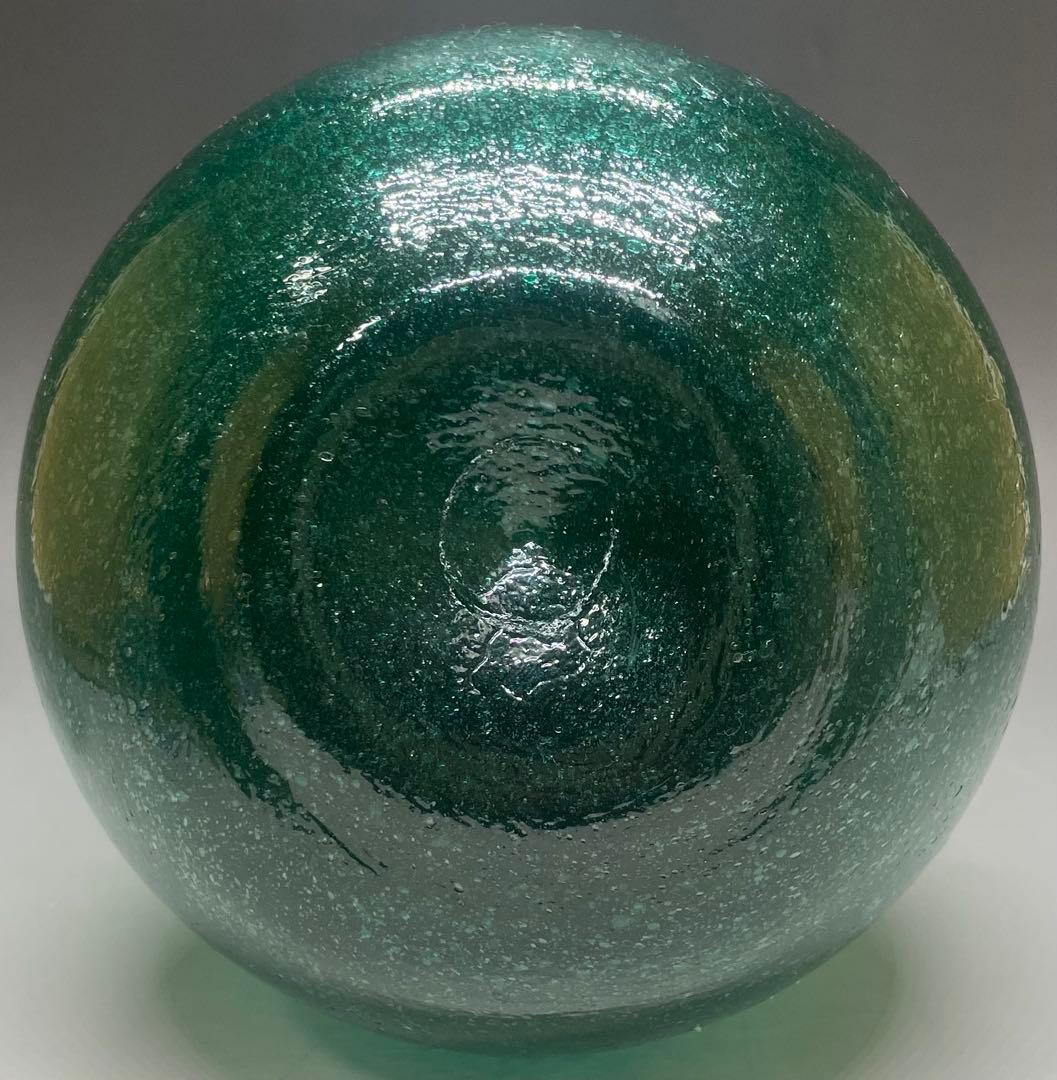 倉敷ガラス　小谷真三　吹きガラス　特大25cm 飾り瓶　花瓶　 b7993