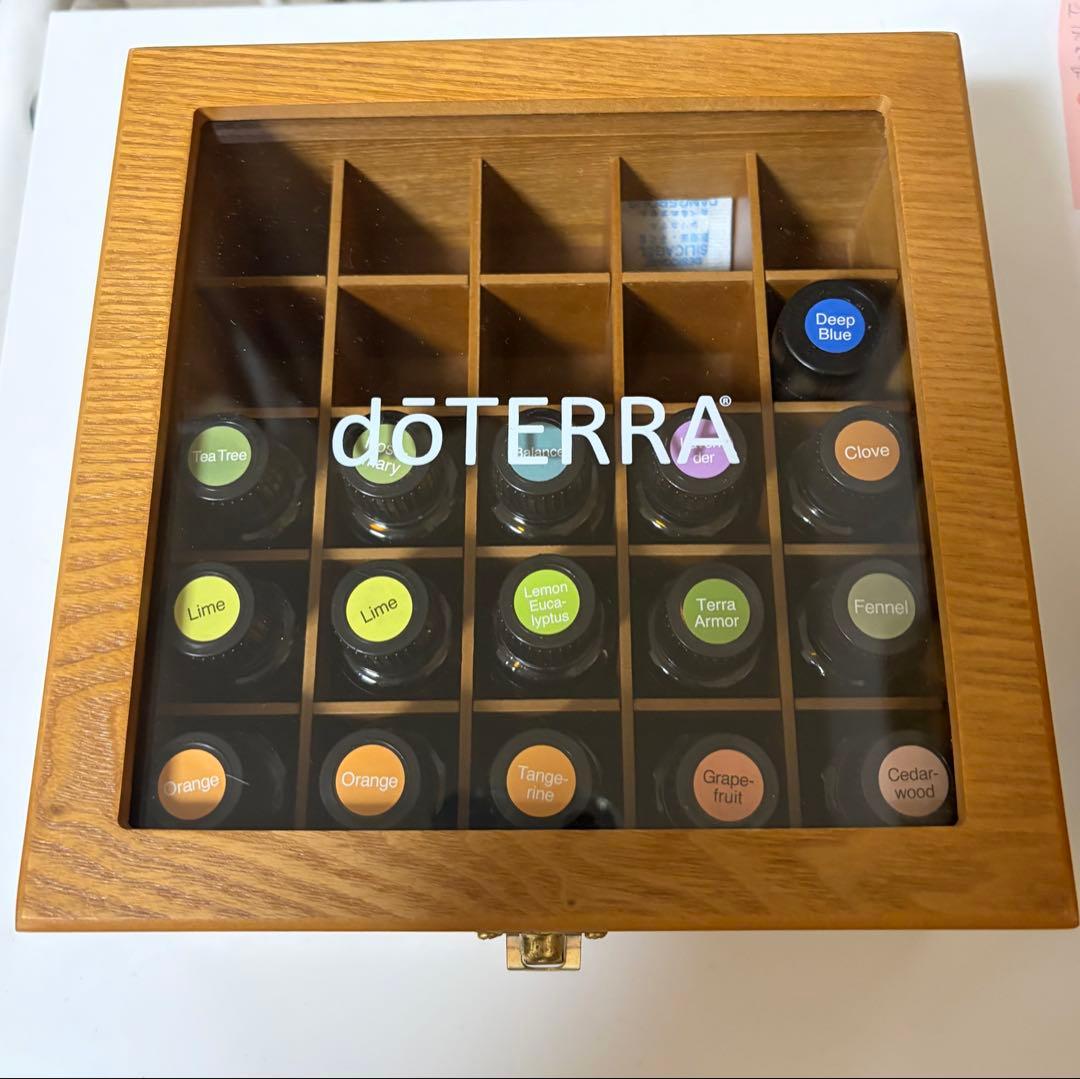 ☆sumomo☆doTERRA オイル16本、木箱まとめ売り