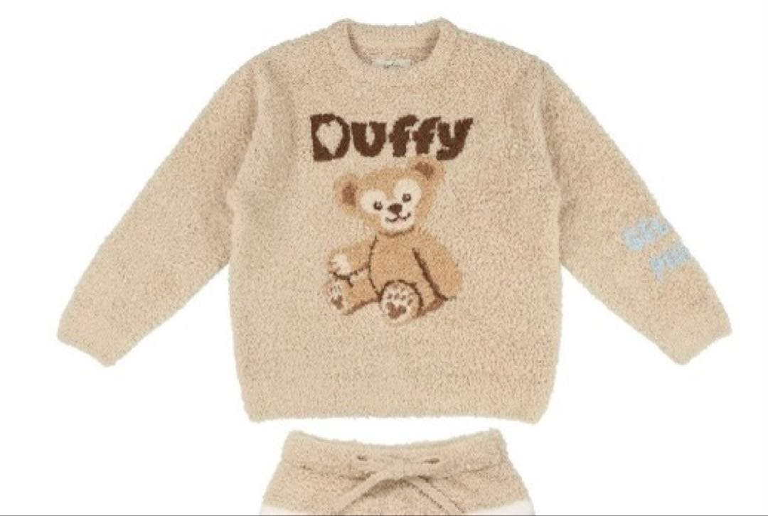 ジェラートピケ　ダッフィー　コラボ　ルームウェア　上のみ　部屋着