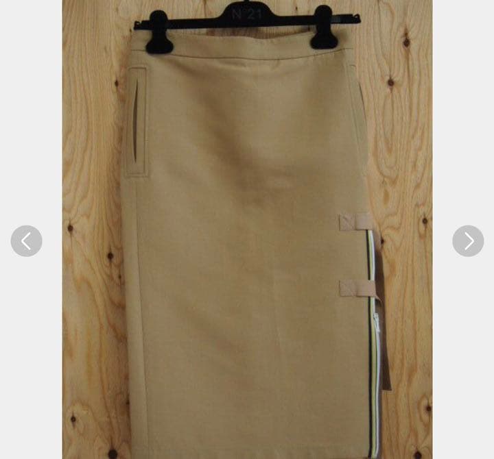 新品 N°21 ヌメロ ヴェントゥーノ スカート ブラウン サイズ36 XS