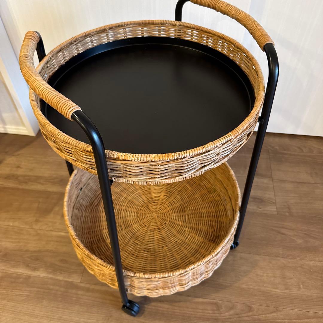 【海月さま専用】IKEAイケア　ルッバン　ワゴンテーブル　引き取り希望