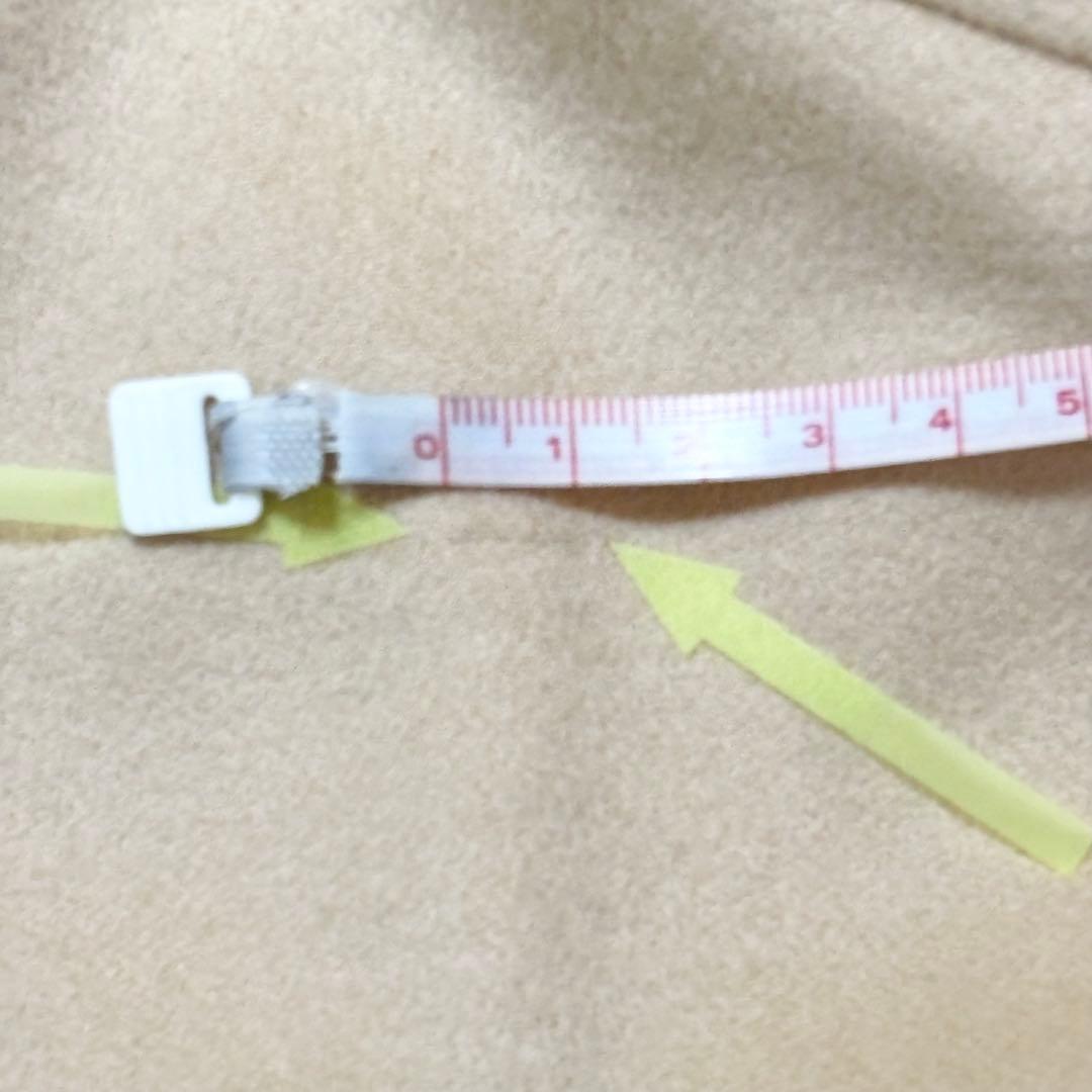 カシミヤ100% フォックスファー ロングコート ベルト付き Rue de B