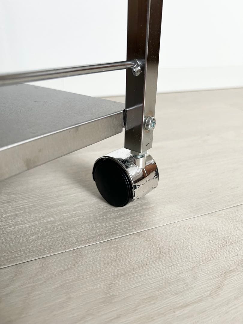 ステンレス　ワゴン　作業台　ディノス　収納カート