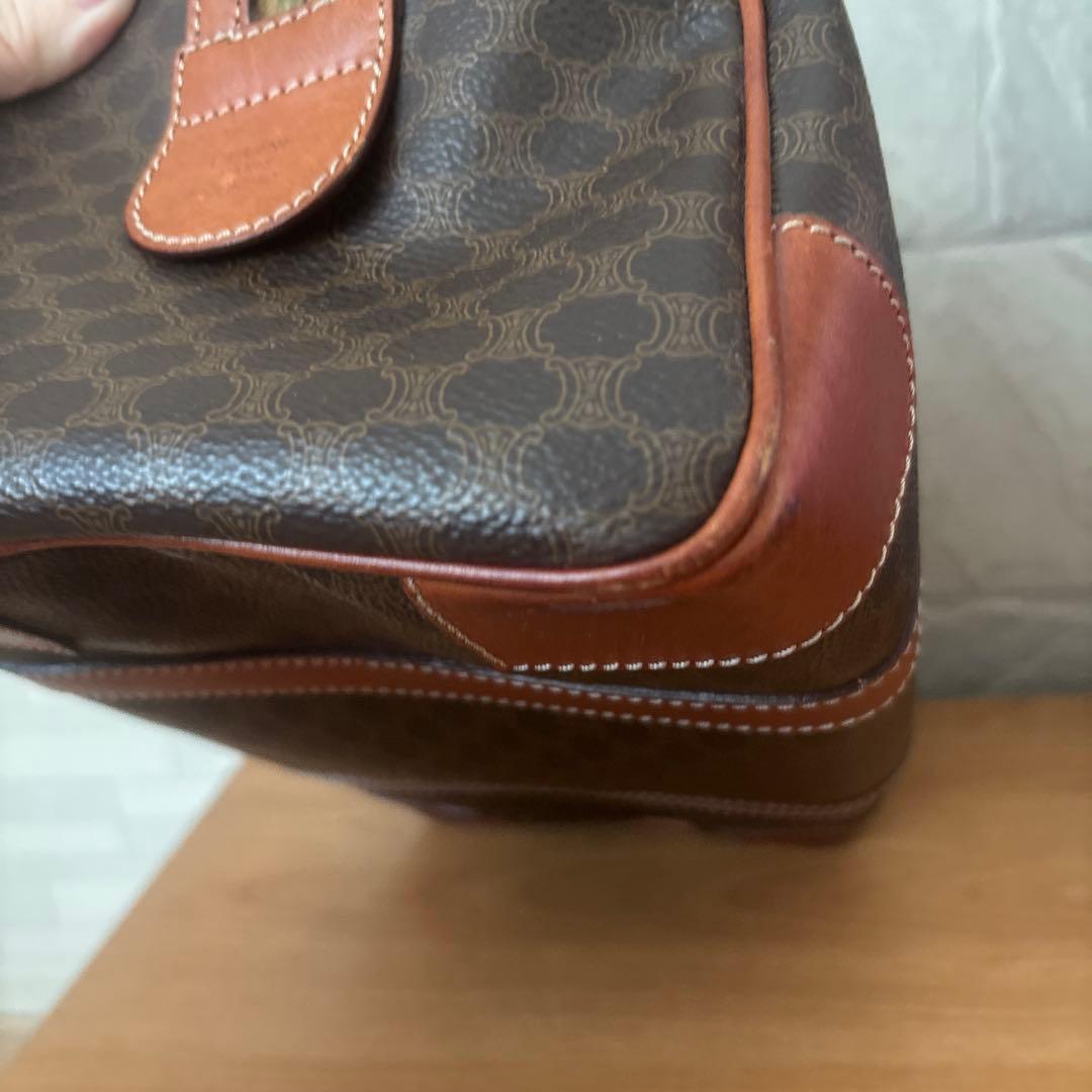 【美品】CELINE ボストンバッグ マカダム
