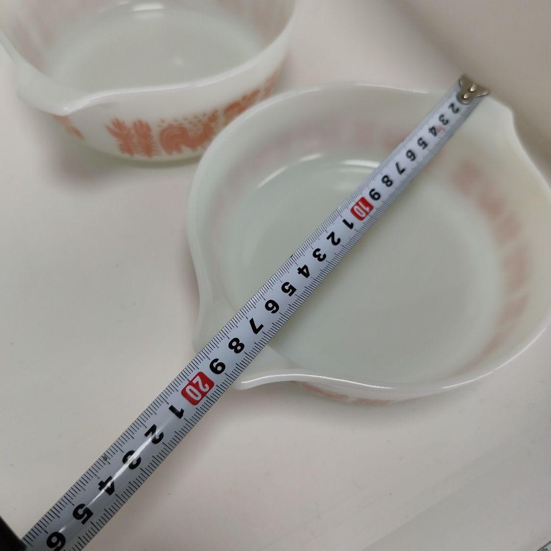 希少　パイレックス　バタープリント　アーミッシュ　キャセロール　 2個