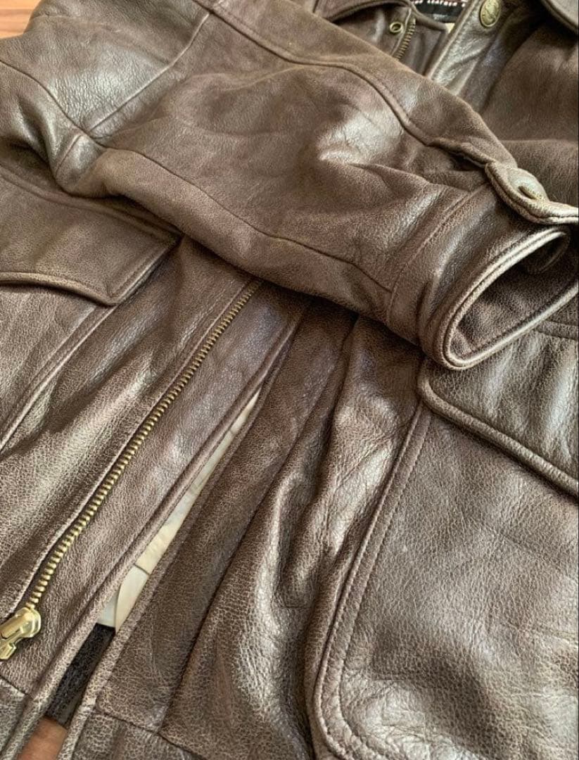 90s WILSONS ウィルソンズ　A-2レザージャケット　フライトジャケット