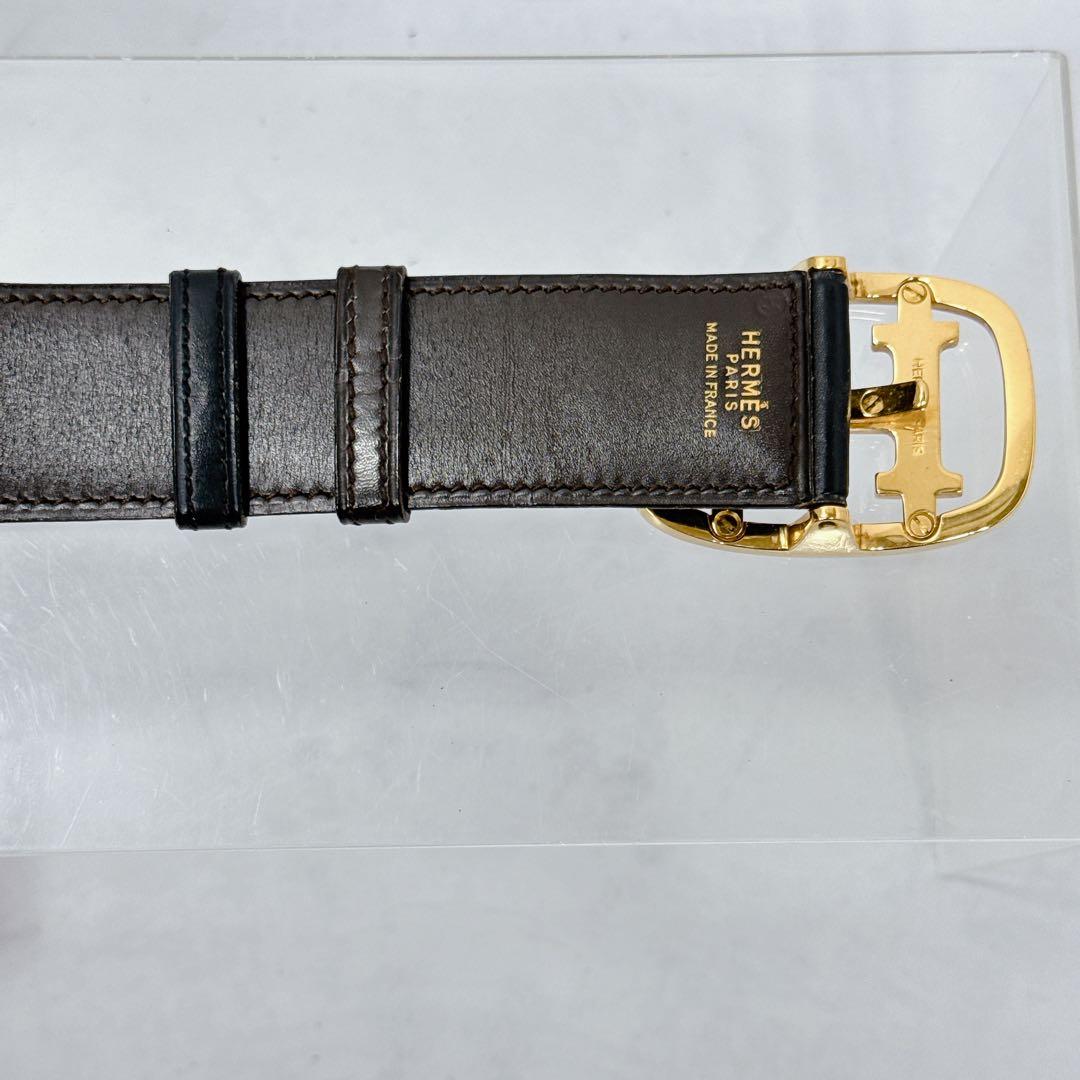 エルメス コンスタンス リバーシブルベルト 70s ヴィンテージ Hバックル