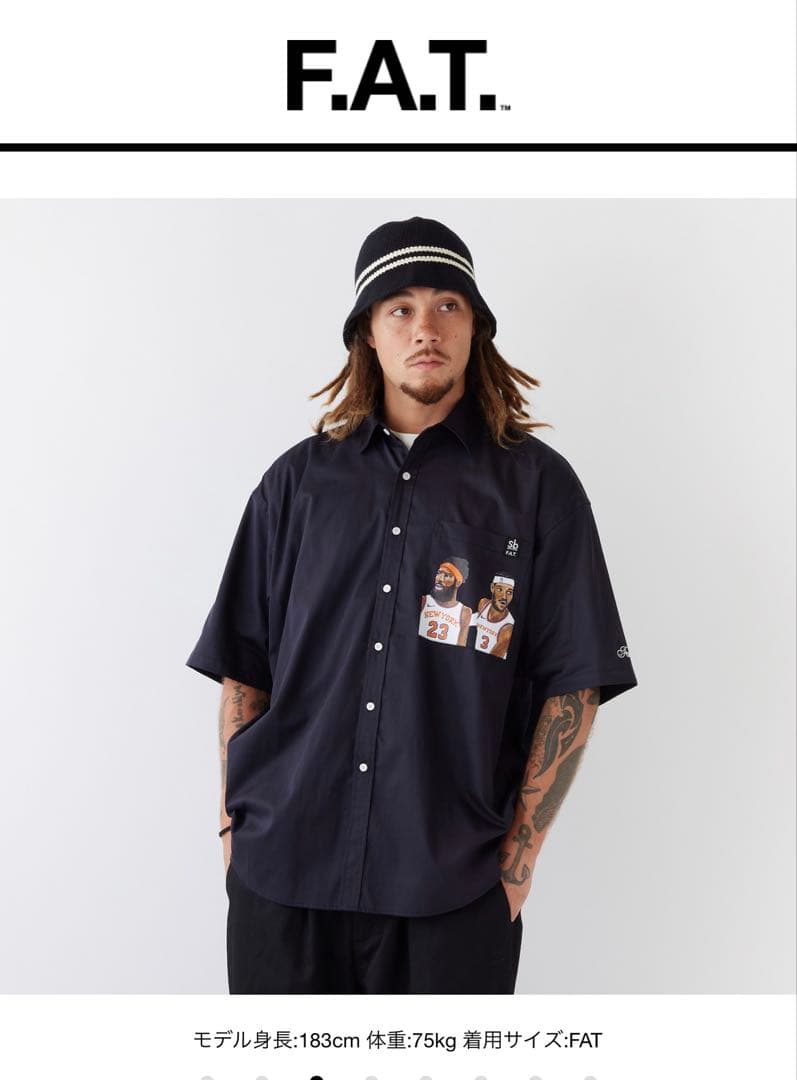 FAT 半袖　シャツ　I.S.\