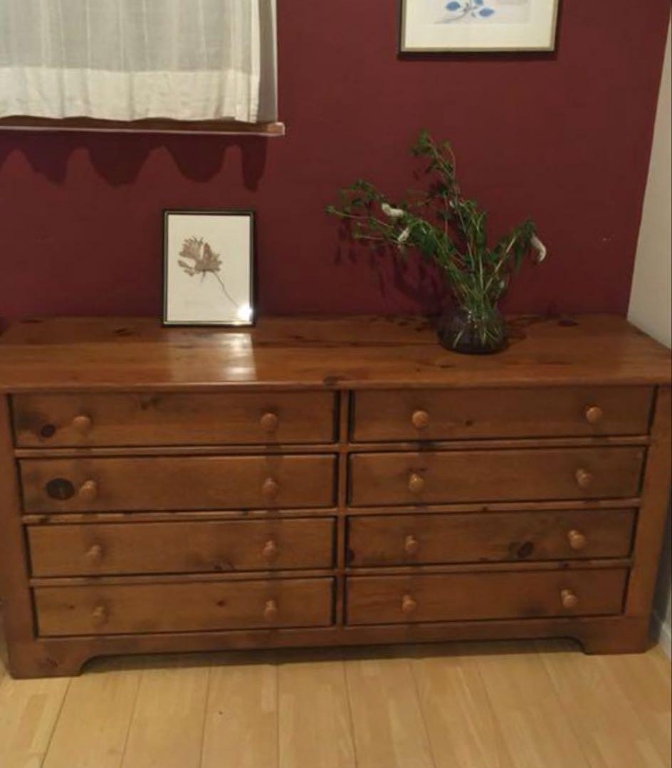 パイン材　無垢材　チェスト　vintage chest ペニーワイズ　コスガ