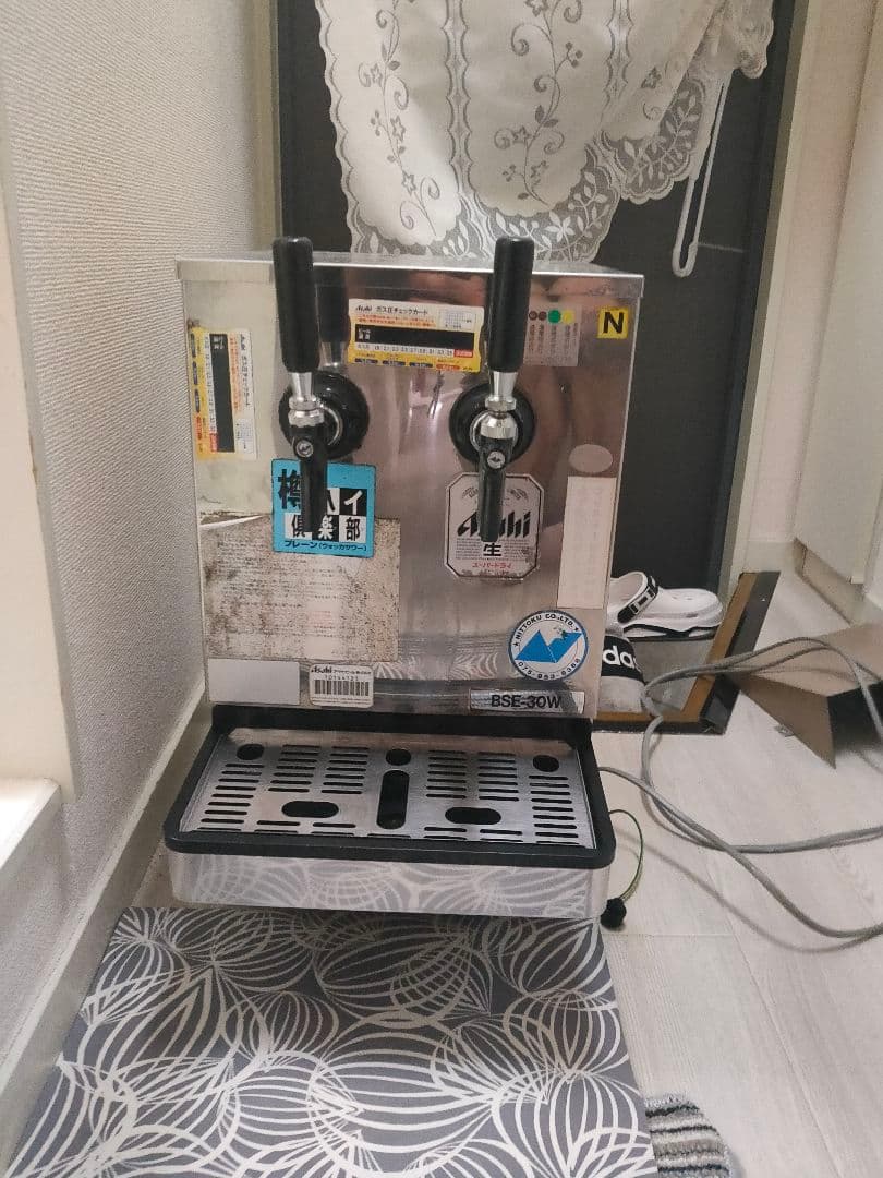 日*海様 【中古⠀】ニットク ビールサーバー ダブルタップ BSE-30W ミド