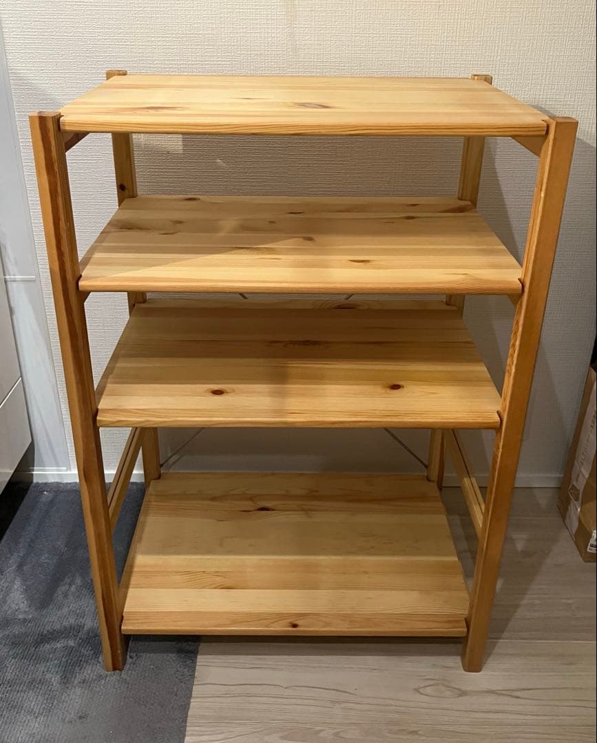 無印良品　パイン材ユニットシェルフ