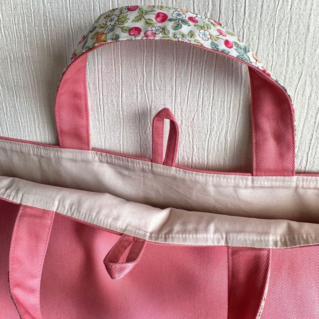 aoco様【100】 上履き入れ　上靴入れ　　入学入園　ハンドメイド　女の子