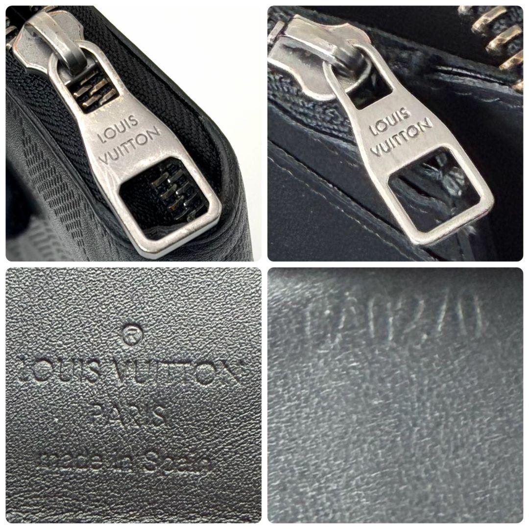 良品. ルイヴィトン ダミエアンフィニ ジッピーウォレット ヴェルティカル 財布