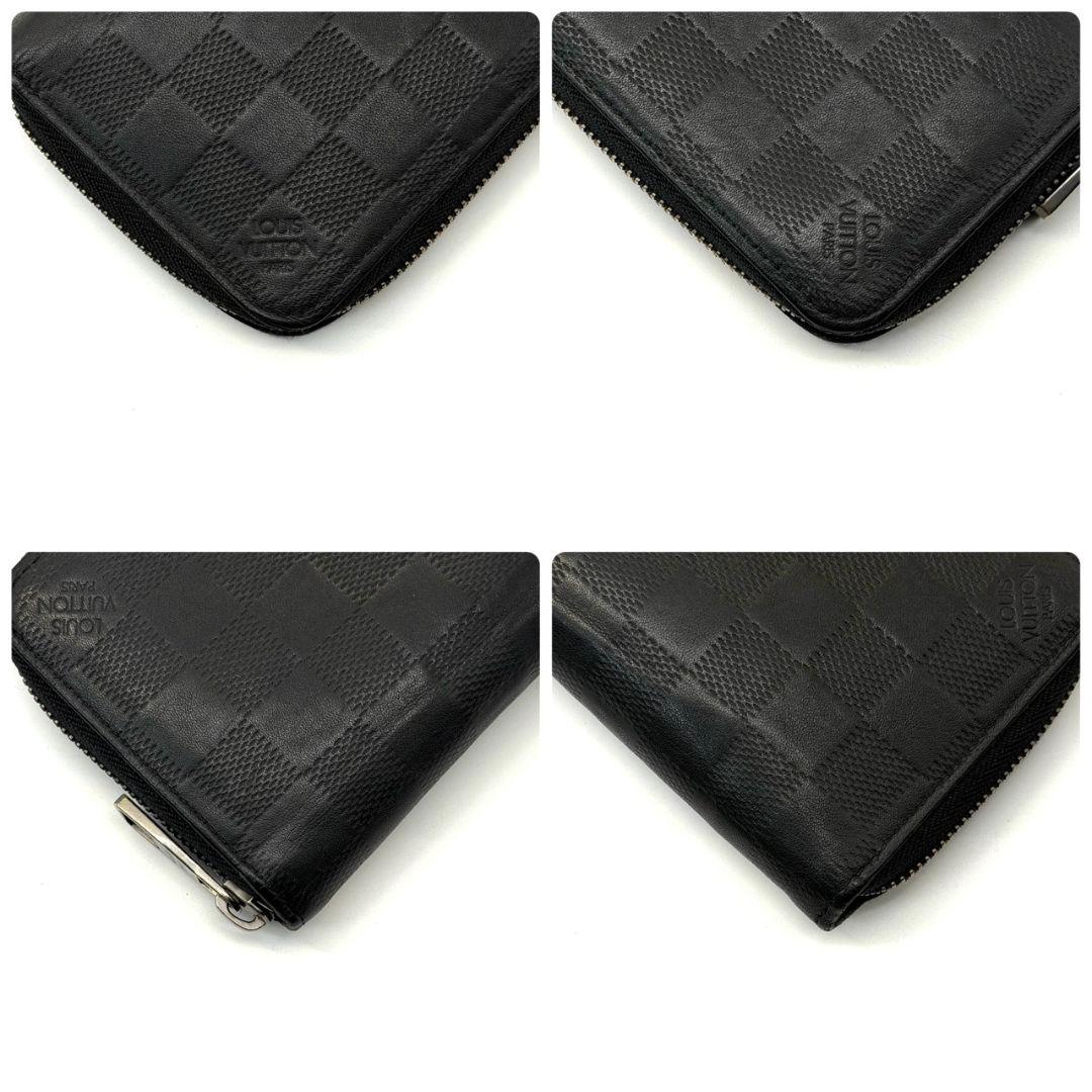 良品. ルイヴィトン ダミエアンフィニ ジッピーウォレット ヴェルティカル 財布