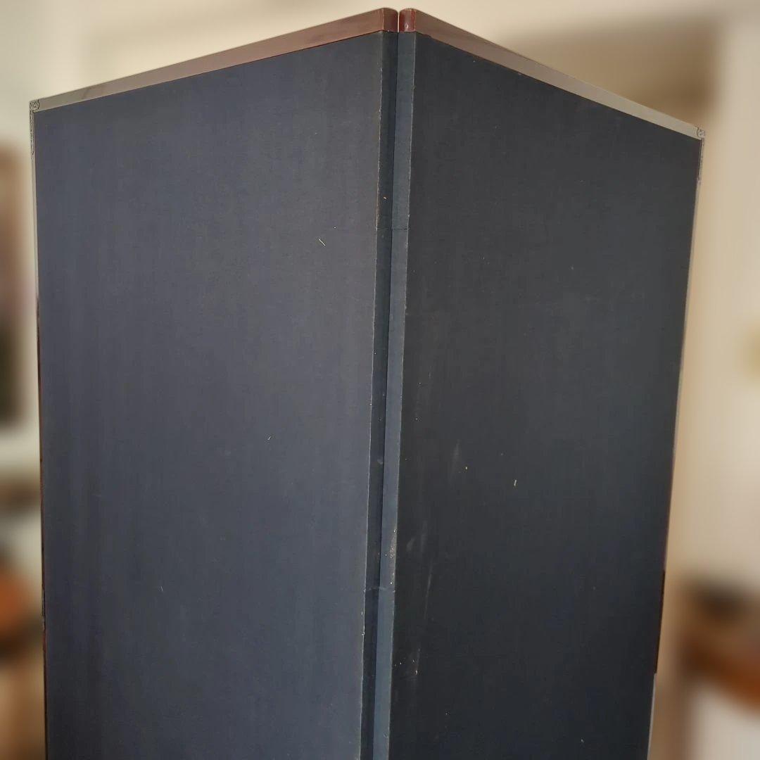 屏風 衝立 モダン 布張り 染め付け 間仕切り パティーショ 紫ピンク