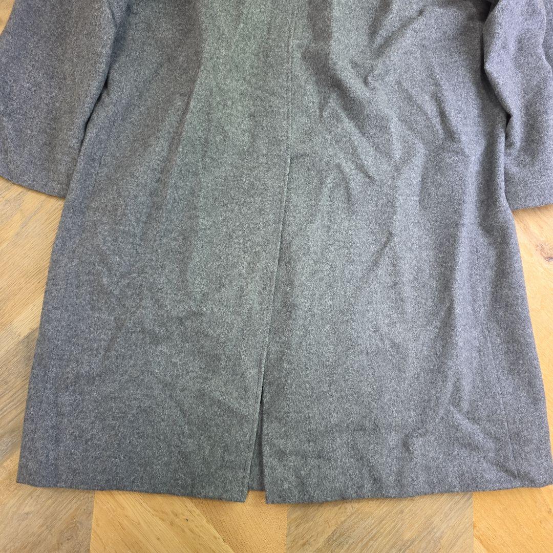 クリスチャンディオール グレー チェスターコート ウール混紡 y54