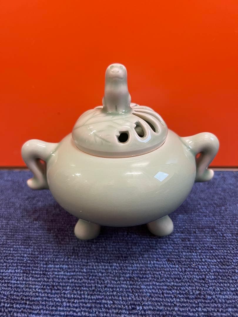 1452 鍋島焼　青磁　香炉