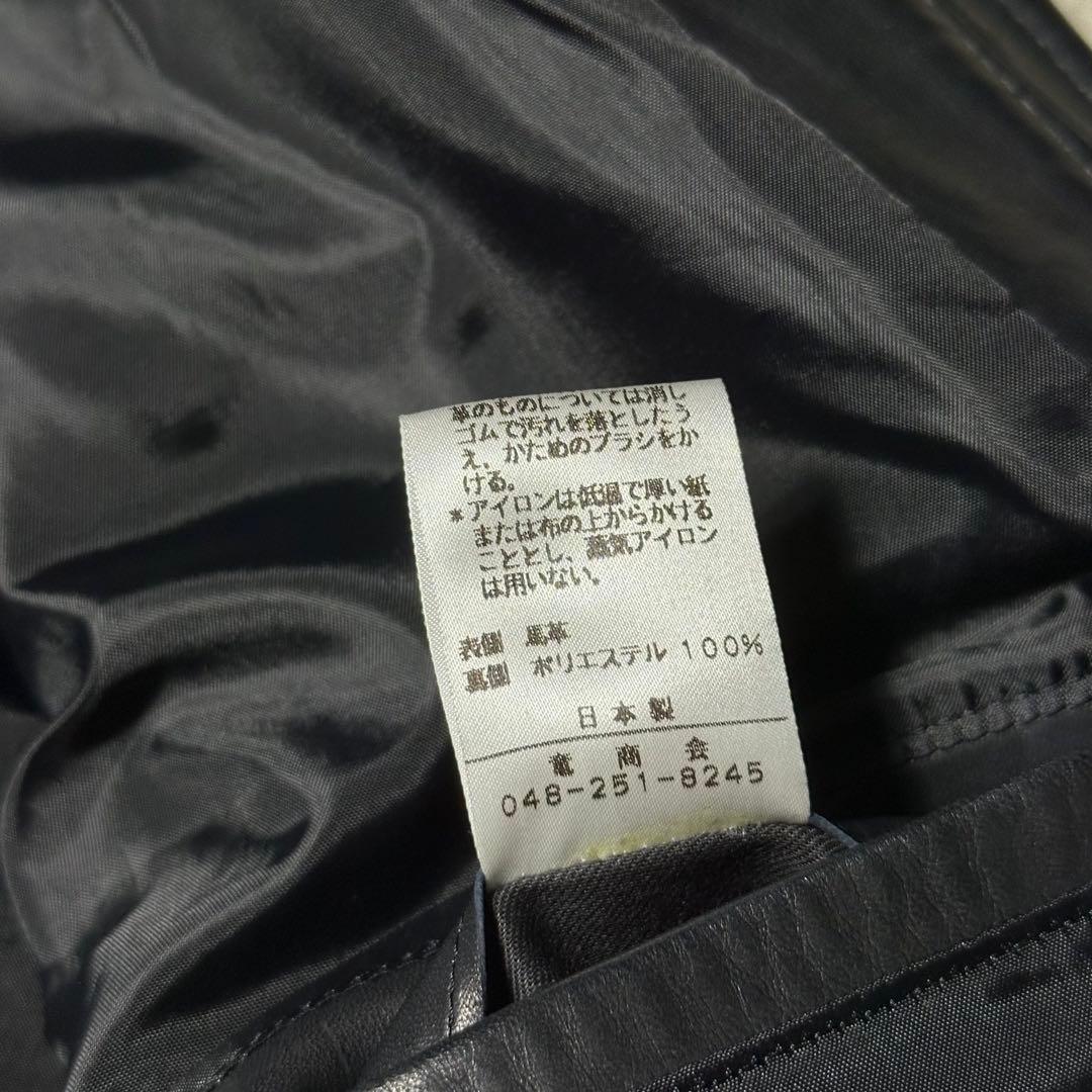 RED MOON ホースハイド シングルライダース L 黒