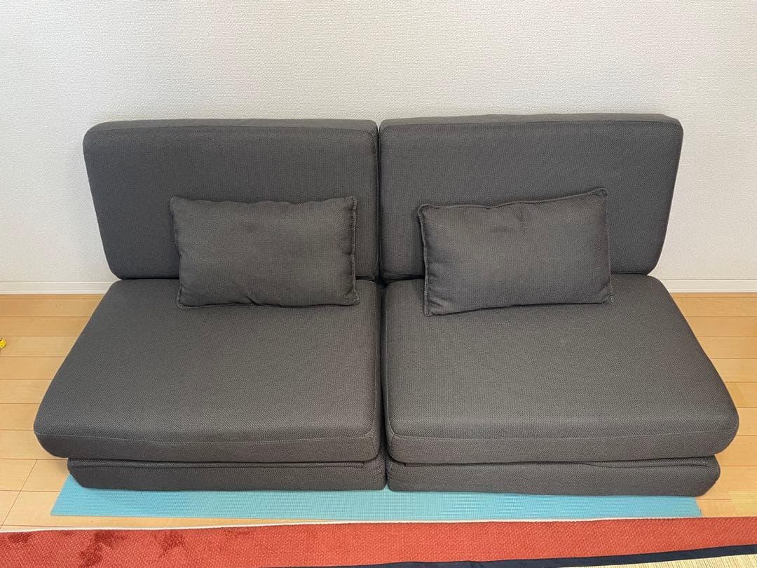 ソファベッド　パーシー GY コンパクト　一人掛け