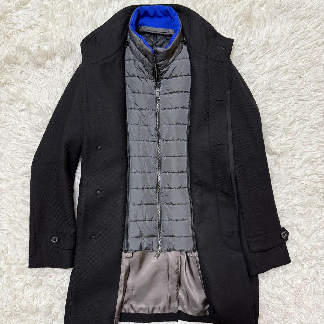 【極美品】AOURE スタンドカラーコート　イタリア製生地　MANTECO