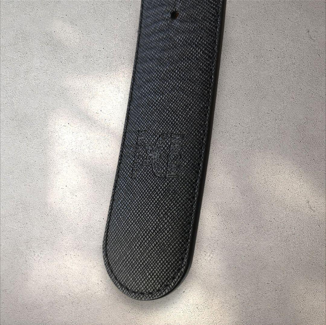 美品 MCM ヴィセトス ベルト ブラウン シルバー金具