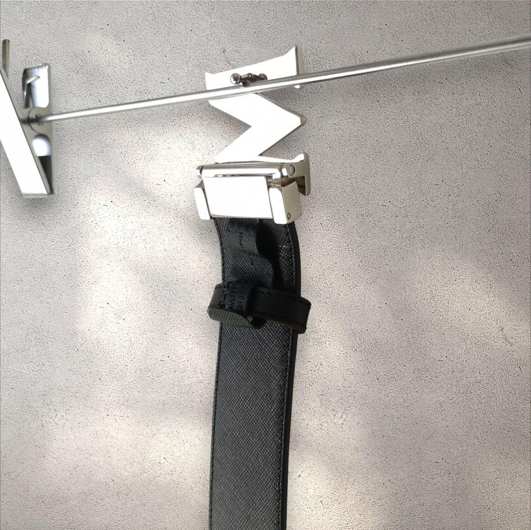 美品 MCM ヴィセトス ベルト ブラウン シルバー金具