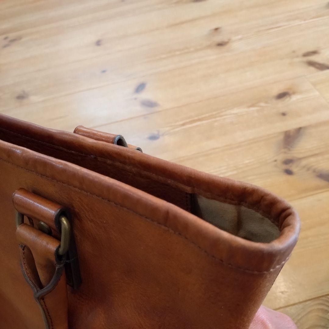 土屋鞄製造所 ガジェット スタジオキャリートート レザートートバッグ キャメル