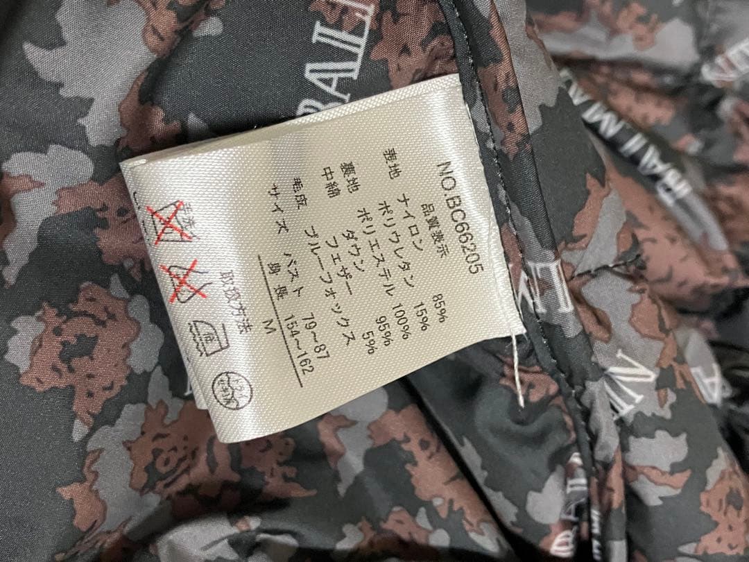 美品 BALMAIN バルマン ダウン コート フォックス ファー 黒 ブラック