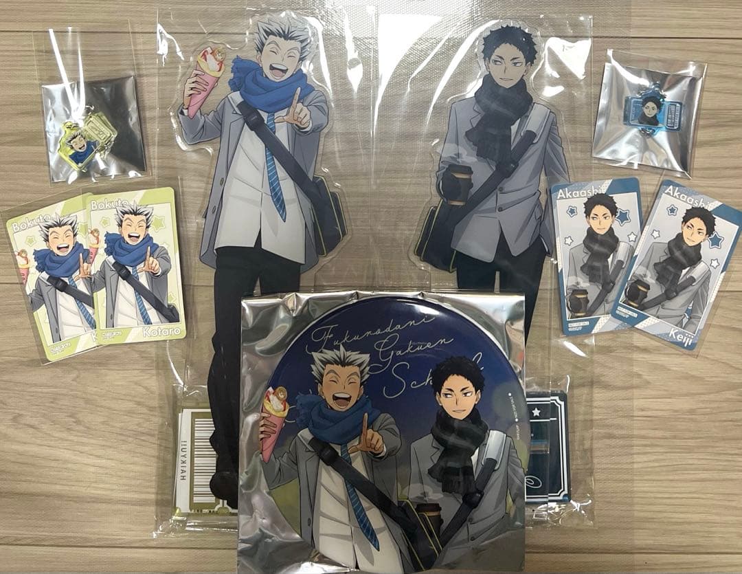 ハイキュー コスモワールド 木兎光太郎 赤葦京治 特大アクリルスタンド