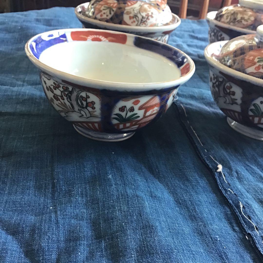 古伊万里　大型茶碗　５客セット