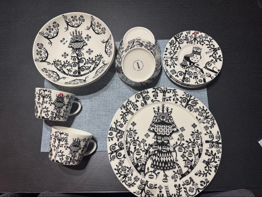 11点セット ittala イッタラ　クラウスハーパニエミ　白黒