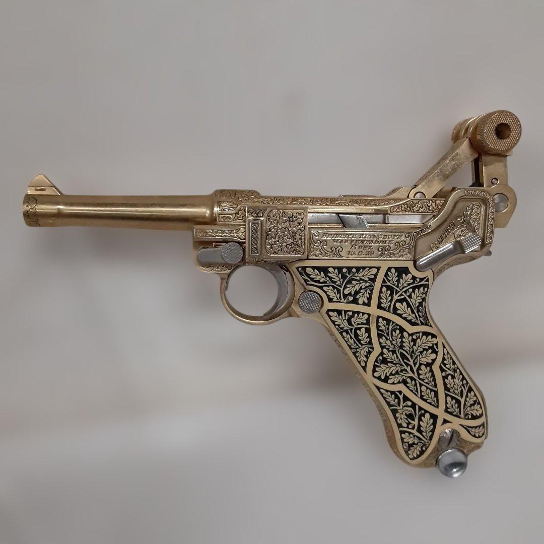 ACG ゴールド ルガー P08 ゲーリングルガー モデルガン　0201-013