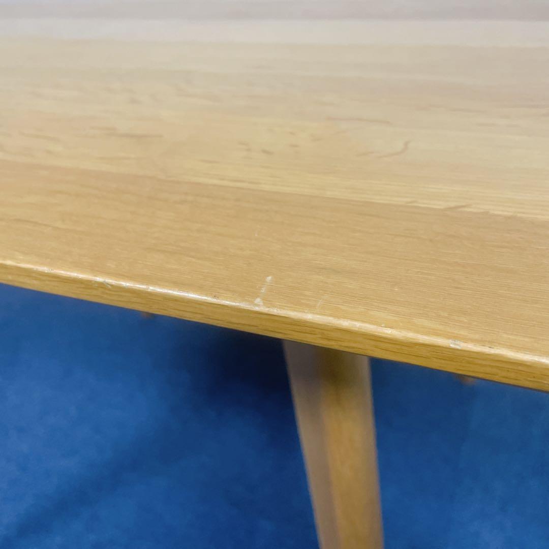 【美品】大川家具  リバー 無垢オーク材 80ダイニングテーブル