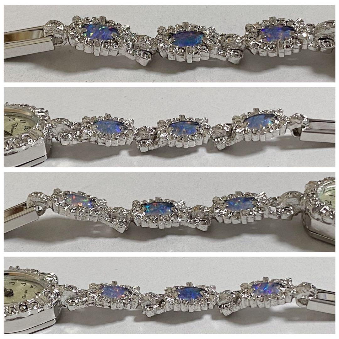 不動ジャンク classique クラシック クォーツ 腕時計 オパール