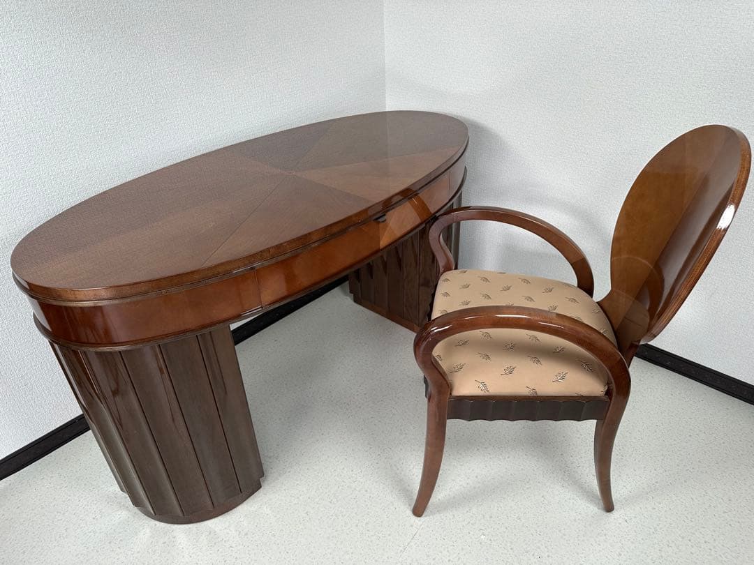 センチュリー 家具 イタリアアールデコ様式 最高級 アームチェア セット※i1※